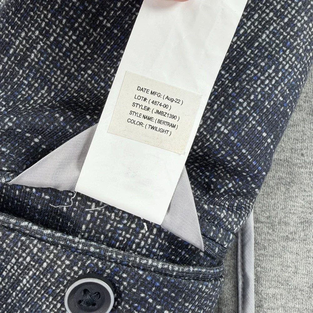 Johnnie O Plaid Blazer Sport Jacket Men's 48L Unstructured Woven Unlined Light